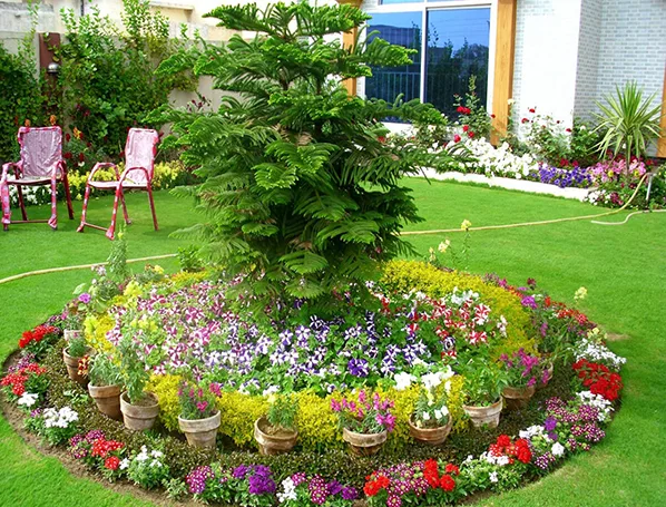 Cách trang trí vườn hoa