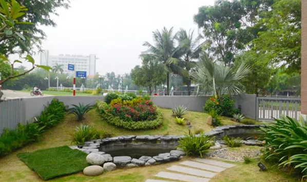 Đồi cỏ sân vườn đẹp