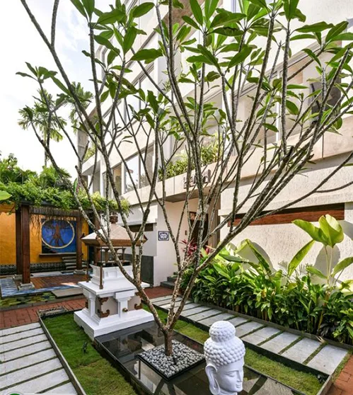 Không gian sân vườn với tiểu cảnh đẹp