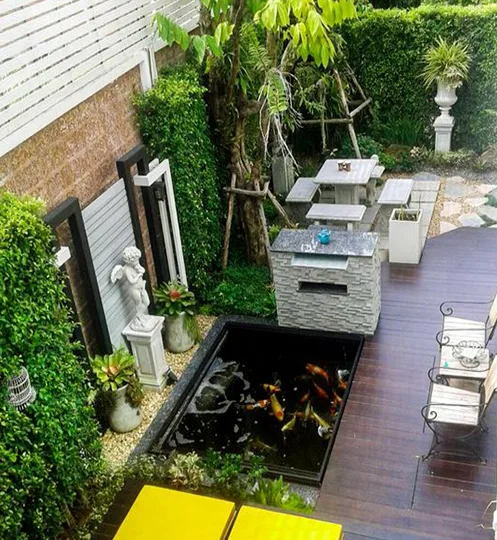 Làm tiểu cảnh sân vườn cũng cần xem phong thủy
