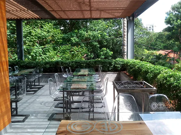 Quy trình thi công sân vườn café
