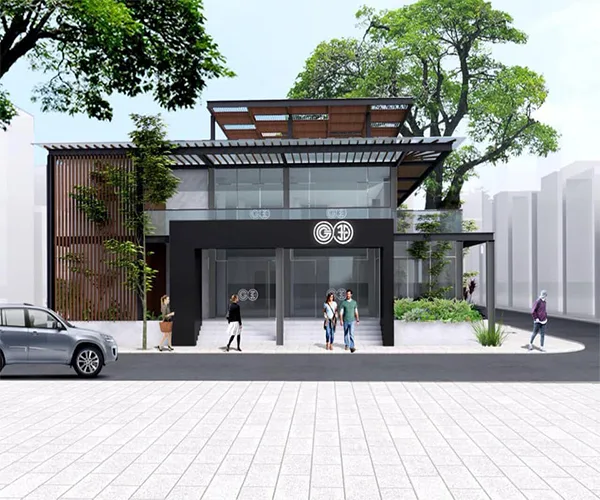 Quy trình thi công sân vườn café