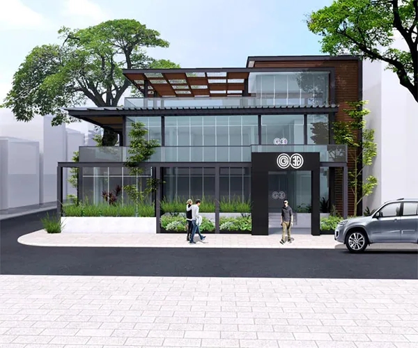 Quy trình thi công sân vườn café