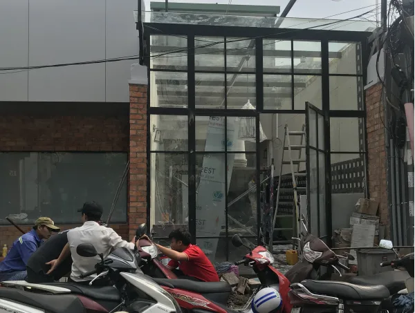 Quy trình thi công sân vườn nhà hàng