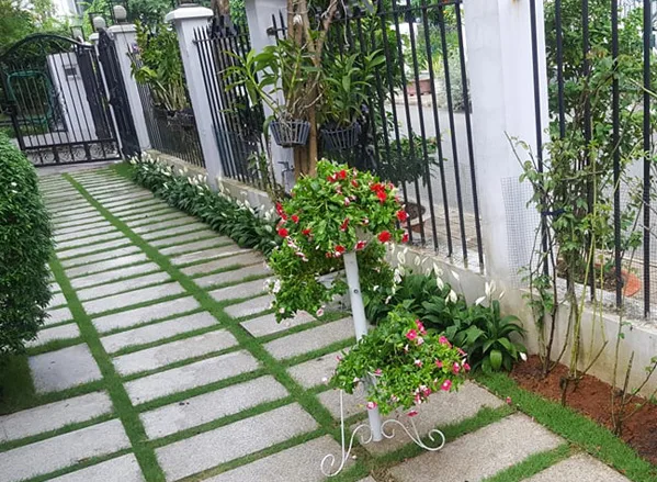 Thi công sân vườn nhà phố - Phú Mỹ Hưng