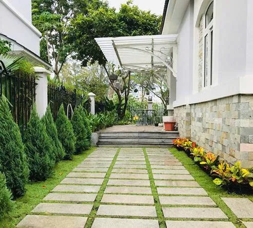 Thi công sân vườn nhà phố - Phú Mỹ Hưng