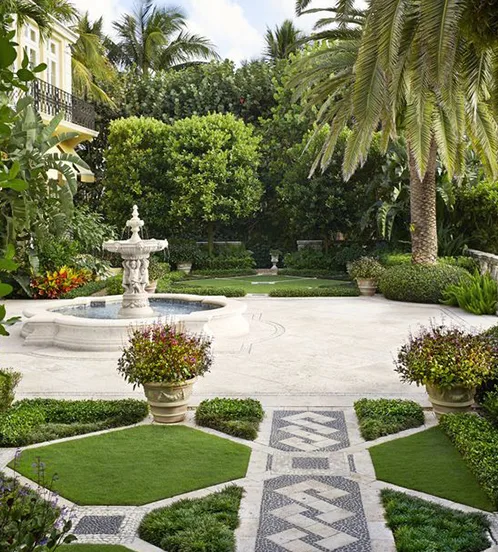 Thi công sân vườn villa
