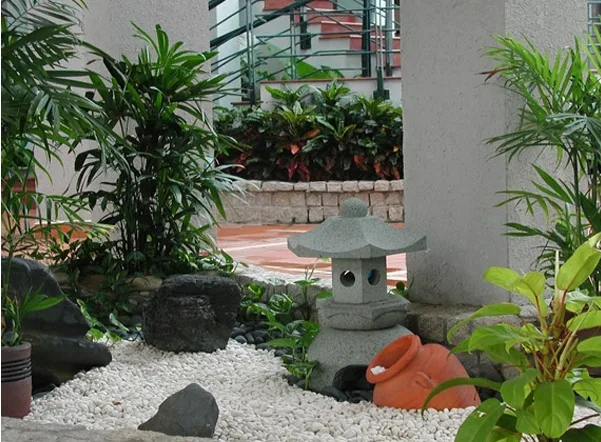 Thi công tiểu cảnh giếng trời