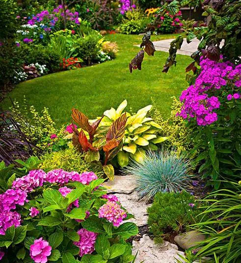 Thi công trồng vườn hoa đẹp