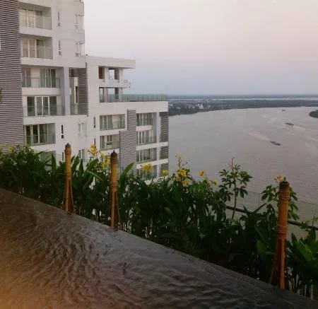 Thi công vườn trên mái căn hộ penthouse - Đảo Kim Cương