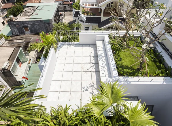 Thi công vườn trên mái – CC Residence