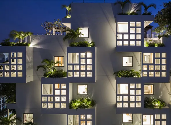 Thi công vườn trên mái – CC Residence