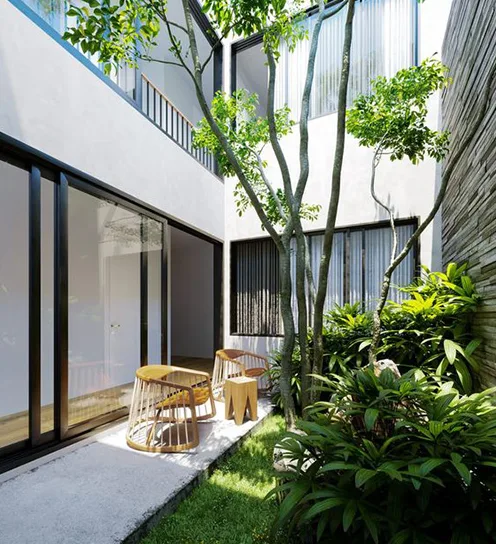 Thiết kế nhà có sân vườn đẹp