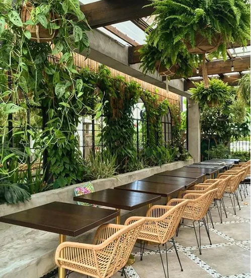 Thiết kế nhà hàng sân vườn
