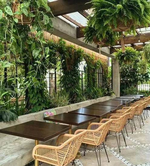 Thiết kế nhà hàng sân vườn