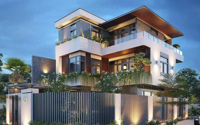 Thiết kế sân vườn biệt thự