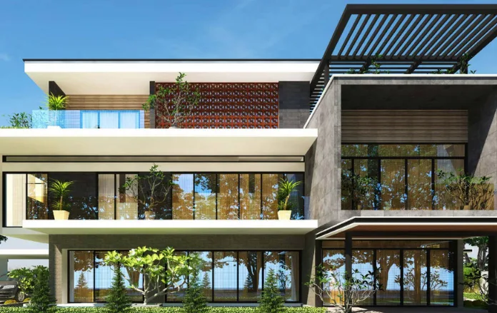 Thiết kế sân vườn biệt thự