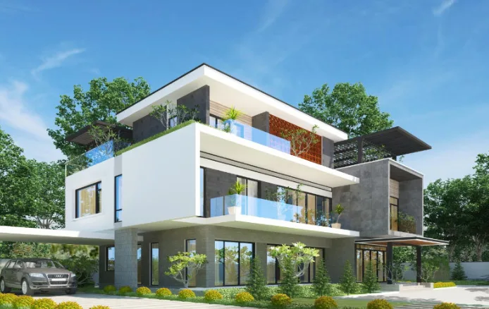 Thiết kế sân vườn biệt thự