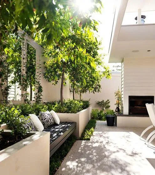 Thiết kế sân vườn nhà gỗ