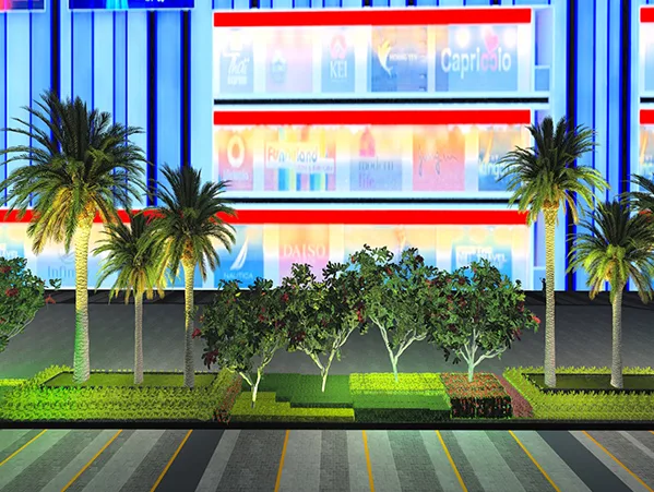Thiết kế thi công cảnh quan trung tâm thương mại Vạn Hạnh Mall quận 10