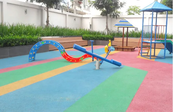 Thiết kế thi công cảnh quan trường mầm non Blue Sky