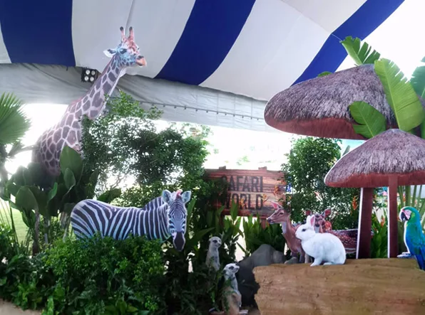 Thiết kế thi công mảng xanh trang trí sự kiện Novaland Expo 2019
