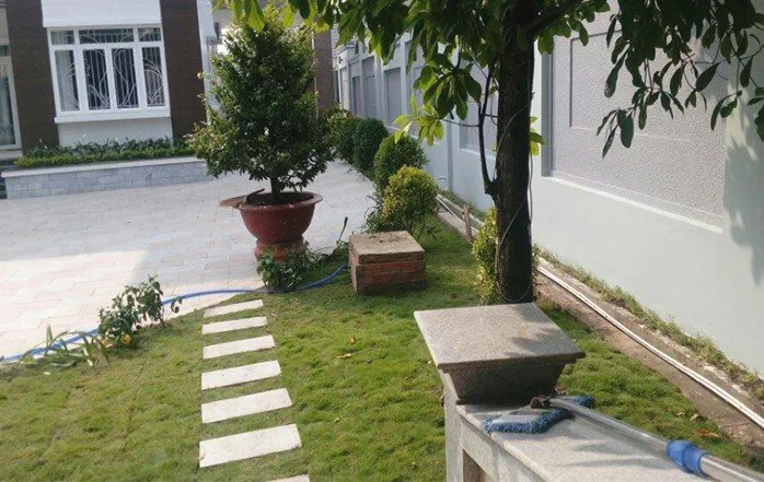 Thiết kế thi công sân vườn biệt thự tại Bình Dương