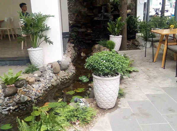 Thiết kế thi công sân vườn café Trung Nguyên Legend