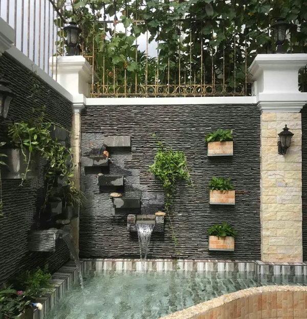 Thiết kế thi công sân vườn nhà phố City Land quận 7
