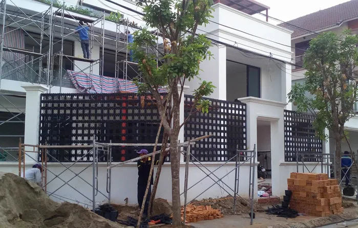 Thiết kế thi công sân vườn nhà phố - KDC Trung Sơn