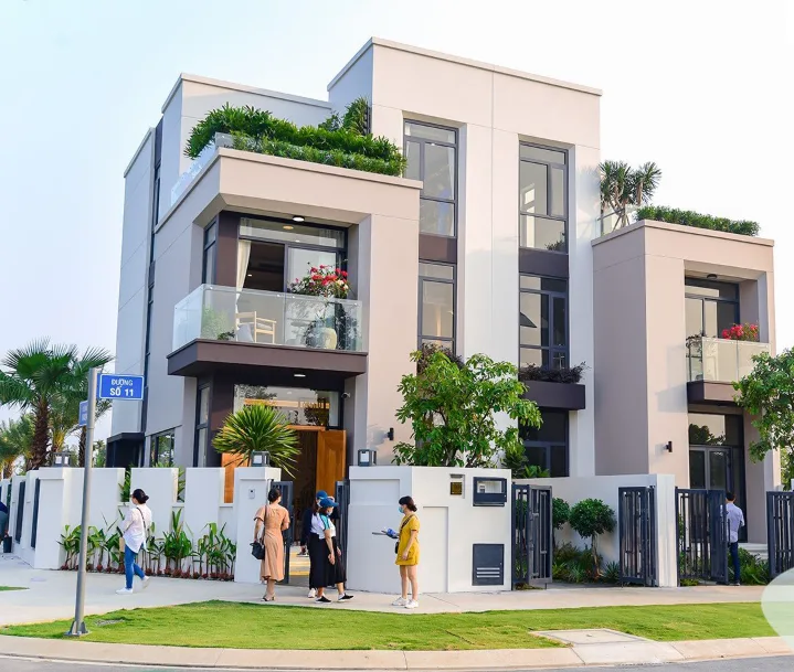 Thiết kế thi công sân vườn nhà phố - Nhà Mẫu Aqua City Biên Hòa