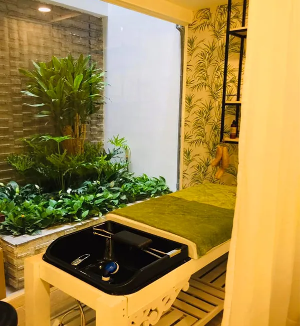 Thiết kế thi công sân vườn spa Cỏ Mây quận 9