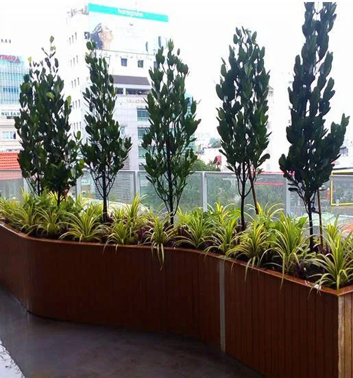 Thiết kế thi công vườn trên mái khu dân cư