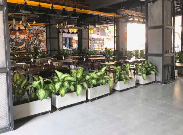 Thiết kế và thi công cảnh quan nhà hàng The Gangs