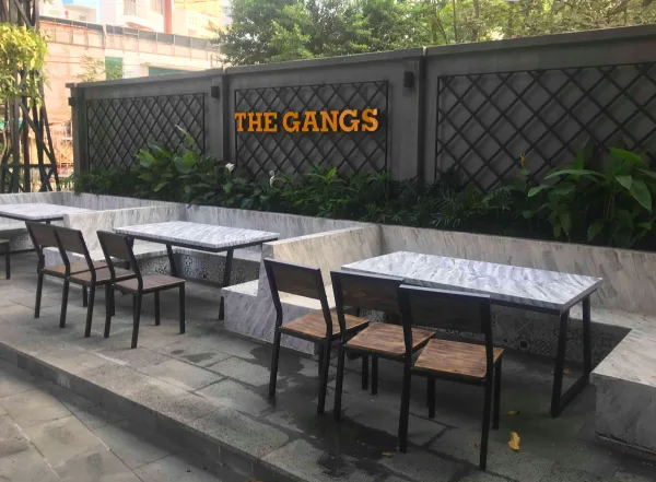 Thiết kế và thi công cảnh quan nhà hàng The Gangs