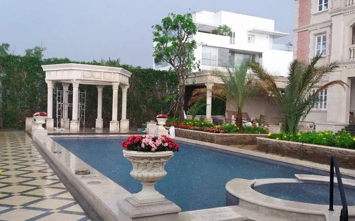 Thiết kế và thi công sân vườn biệt thự Lavilla