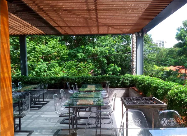 Thiết kế và thi công sân vườn cafe GCC