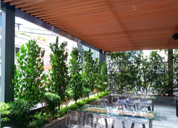 Thiết kế và thi công sân vườn cafe GCC