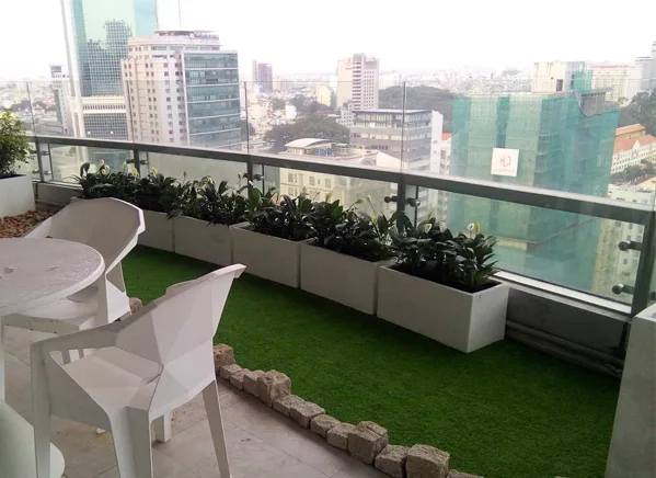 Thiết kế và thi công tiểu cảnh ban công – HH Đặng Thu Thảo