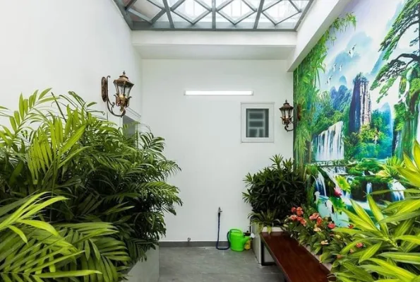 Trang trí vườn hoa mini đẹp mắt